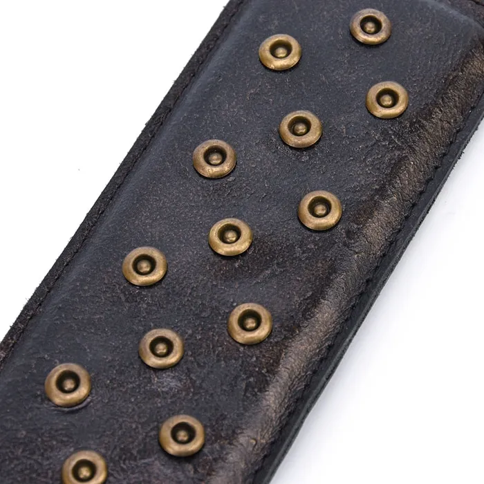 Restraints eprolo Cowhide Genuine Leather Spanking Paddle