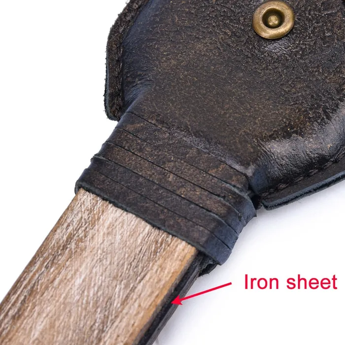 Restraints eprolo Cowhide Genuine Leather Spanking Paddle
