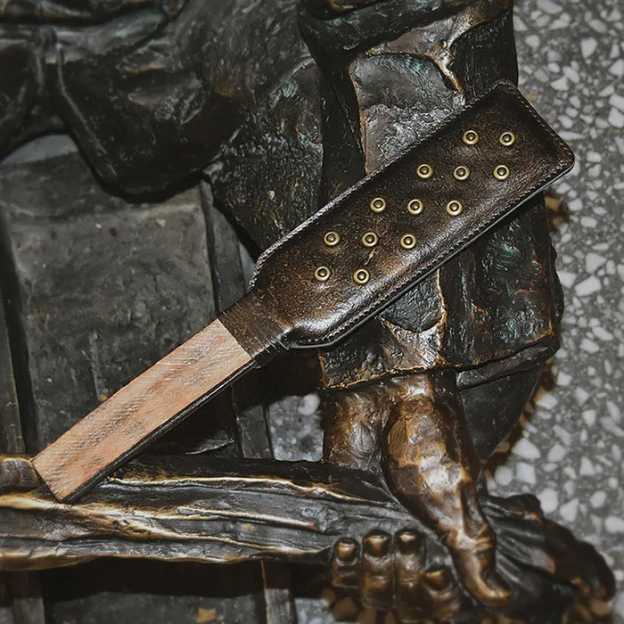 Restraints eprolo Cowhide Genuine Leather Spanking Paddle