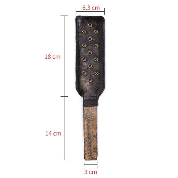 Restraints eprolo Cowhide Genuine Leather Spanking Paddle