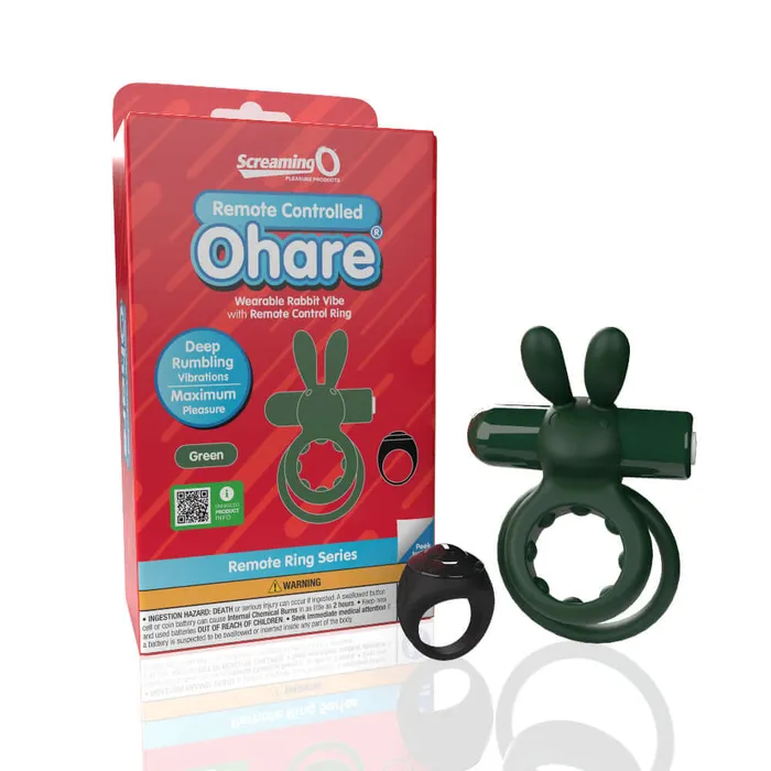Screaming O Couples Screaming O Remote Controlled Ohare Vibrating Ring Green Screaming O Couples Screaming O Remote Controlled Ohare Vibrating Ring Green