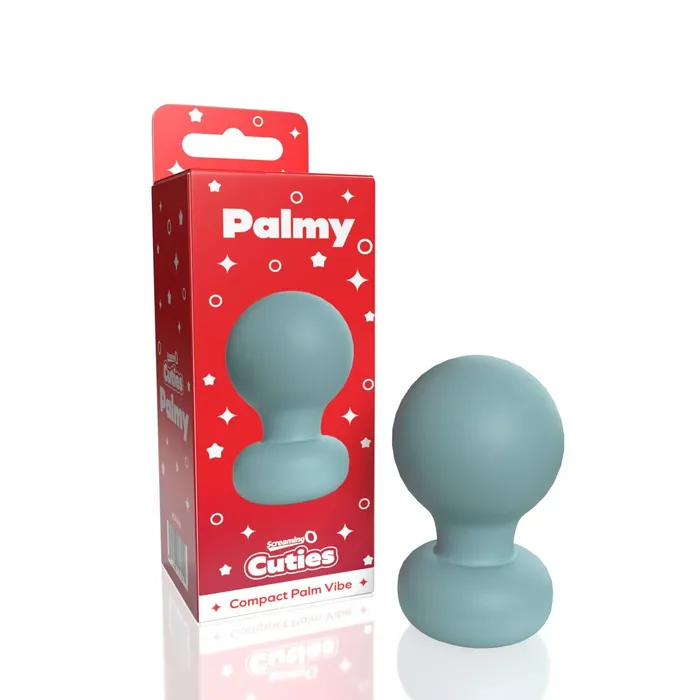Screaming O Cuties Palmy Palm Vibrator Powder Blue Screaming O Vibrators