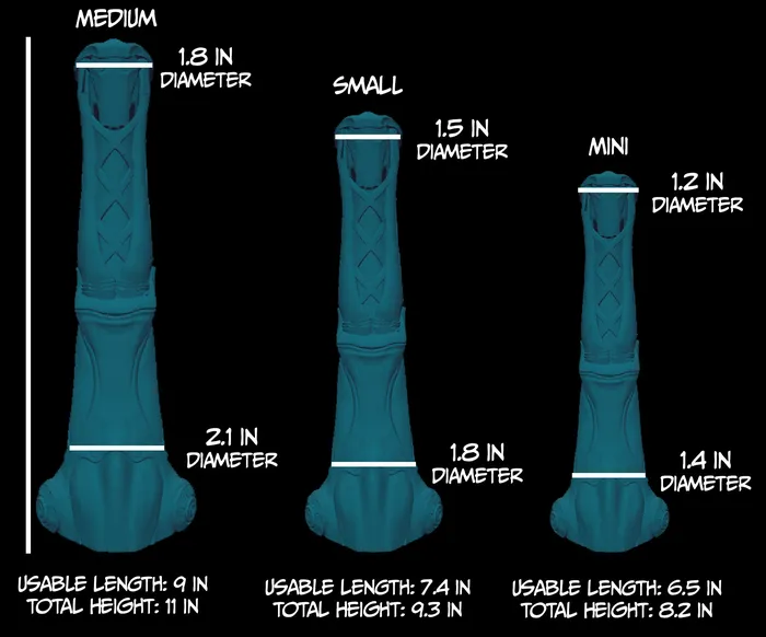 Small Alloy UV Medium silicone AL595 From The Edge Toys Female Sex Toys