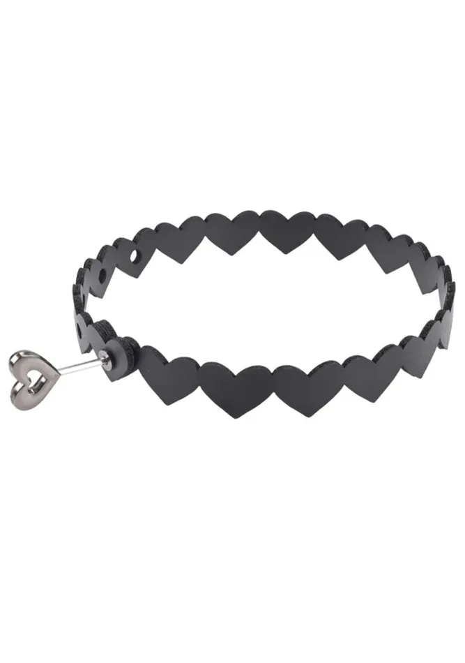 Sportsheets Anal Heart Day Collar Black
