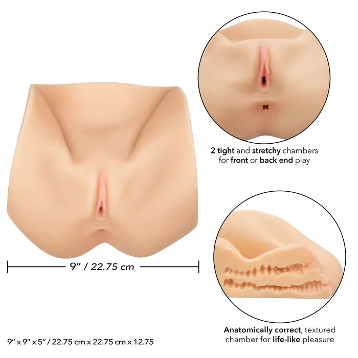 Stroke It LifeSize Pussy Ivory CalExotics Male Sex Toys Stroke It LifeSize Pussy Ivory CalExotics Male Sex Toys