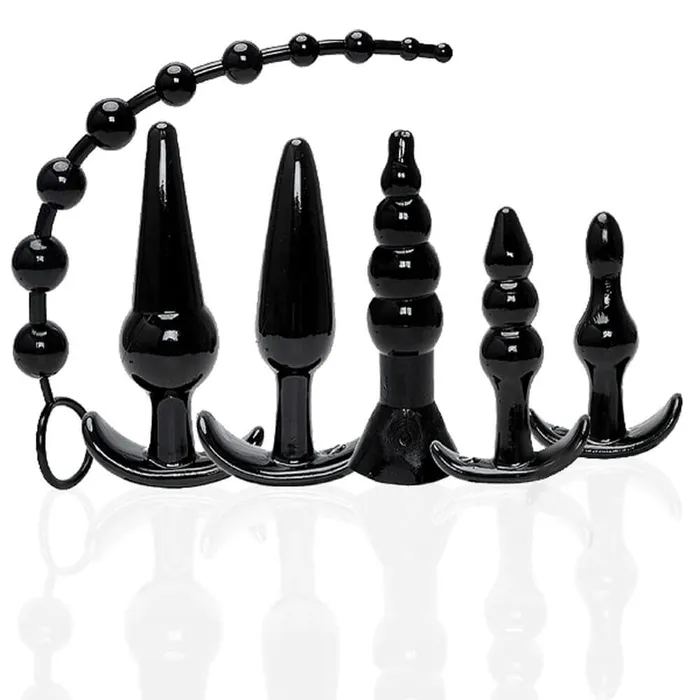 The 9s TryCurious Anal Plug Kit Black Icon Brands Anal