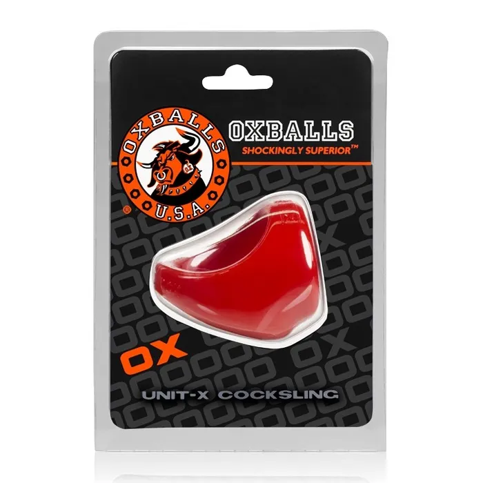 Vibrators OXBALLS UNITX cocksling RED