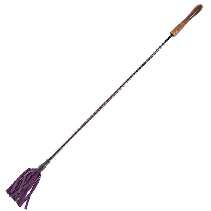 Vibrators Rouge Garments Rouge Garments Riding Crop With Wooden Handle Purple Vibrators Rouge Garments Rouge Garments Riding Crop With Wooden Handle Purple