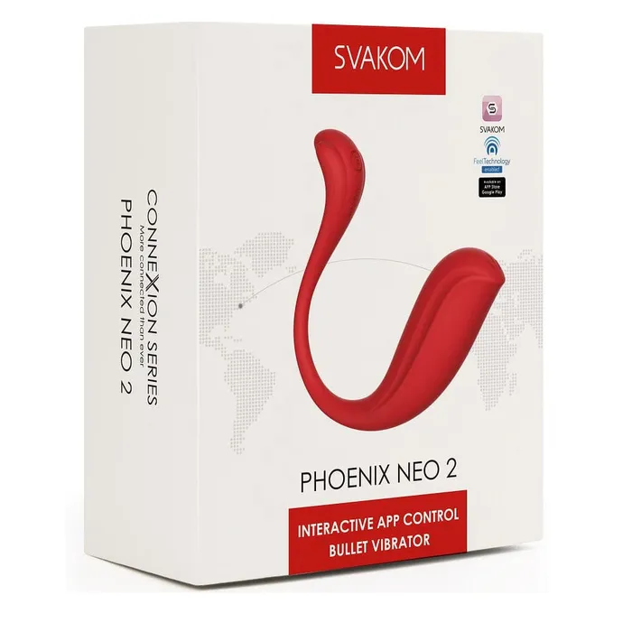 Vibrators Svakom Phoenix Neo 2 Interactive App Controlled Vibrator Svakom