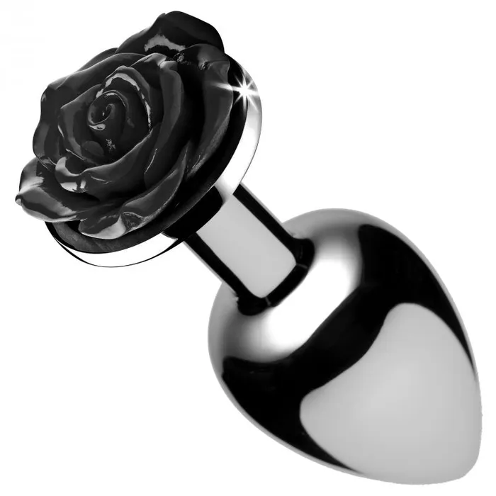 XR Brands Black Rose Anal Plug Large Anal