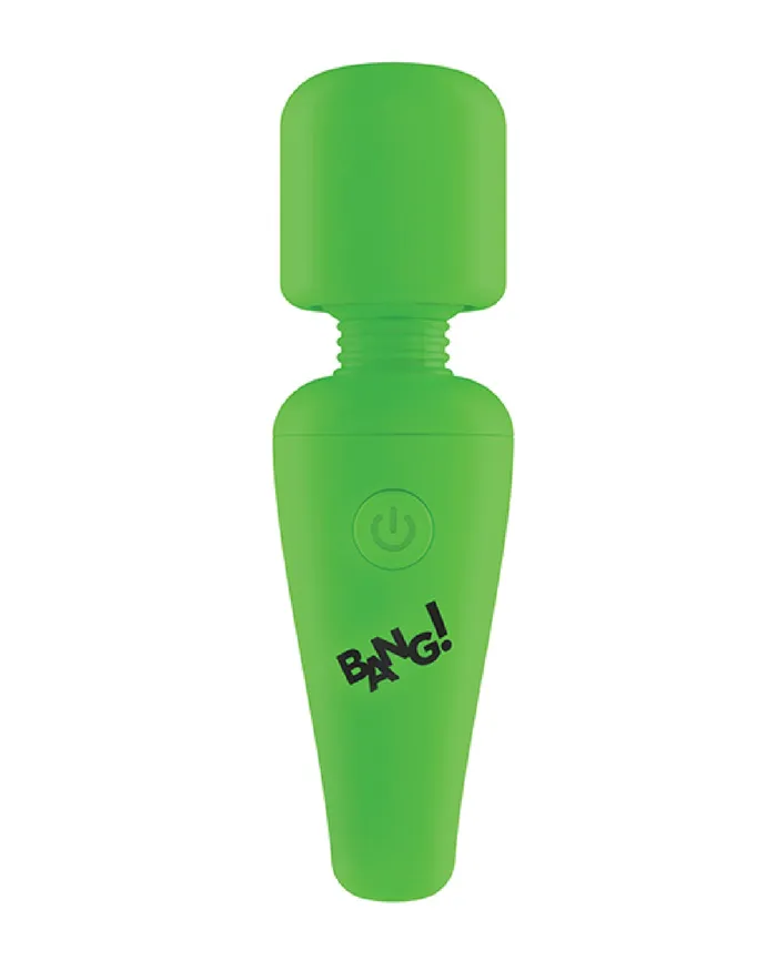 XR Brands Female Sex Toys Glow in the Dark Mini Wand Green