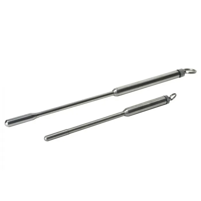 XR Brands Male Sex Toys Vibrating Sounding Rod Stainless Steel Vibrating Urethral Sound Medium XR Brands Male Sex Toys Vibrating Sounding Rod Stainless Steel Vibrating Urethral Sound Medium