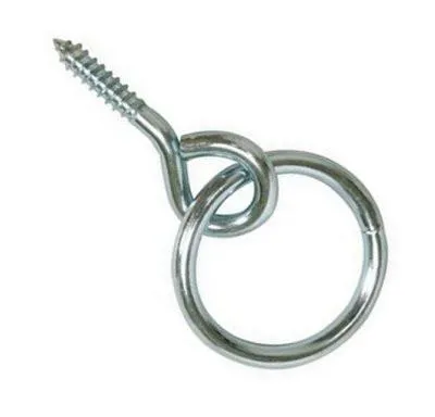 0768A 2 Steel Screw Hitching Ring SubShop Bondage and Fetish Superstore Male Sex Toys