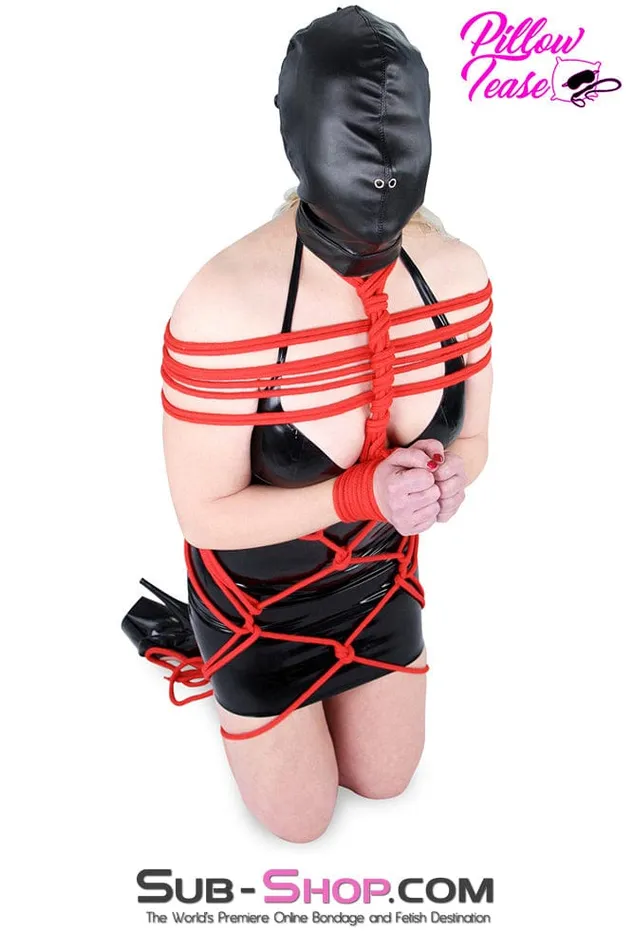 1141DL Scarlet Seduction Thick Silken Twisted Red Bondage Rope 32 Ft MEGA Deal Idea Restraints