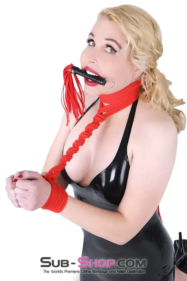 1141DL Scarlet Seduction Thick Silken Twisted Red Bondage Rope 32 Ft MEGA Deal Idea Restraints