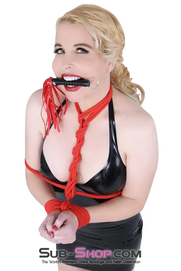 1141DL Scarlet Seduction Thick Silken Twisted Red Bondage Rope 32 Ft MEGA Deal Idea Restraints