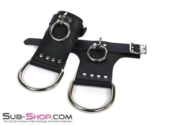 4729A Suspension Bondage Leather Wrist Cuffs Autumn Restraints