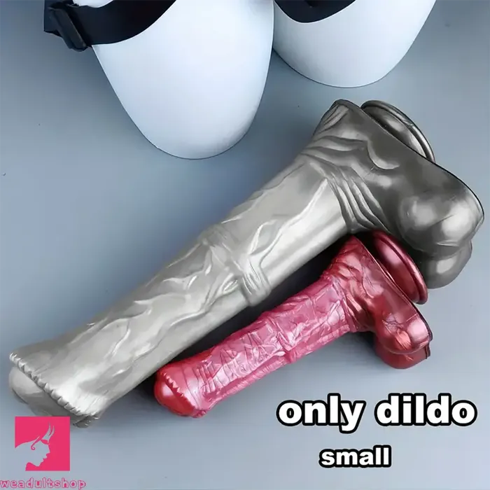834in 1409in Big Long Horse Cock Soft Silicone Clit Strap on Dildo Weadultshop Female Sex Toys