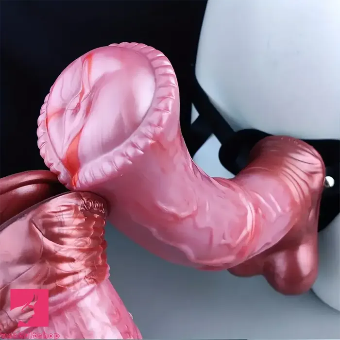 834in 1409in Big Long Horse Cock Soft Silicone Clit Strap on Dildo Weadultshop Female Sex Toys