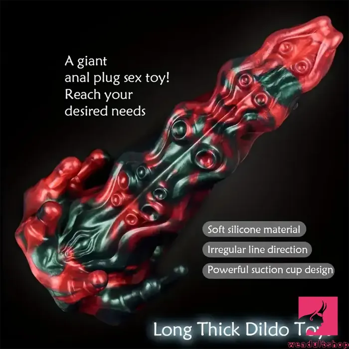 846in Red Devils Fantasy Big Monster Silicone Soft Dildo Adult Toy Weadultshop Dildos