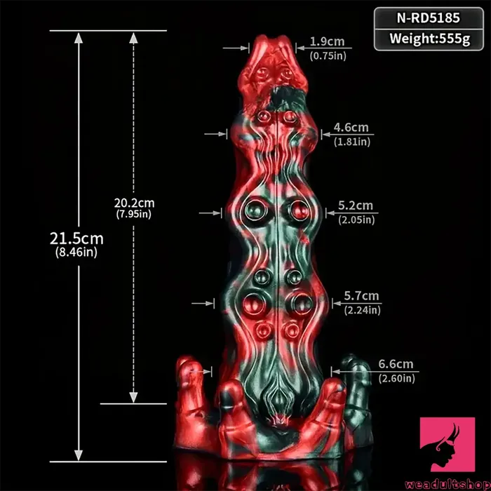 846in Red Devils Fantasy Big Monster Silicone Soft Dildo Adult Toy Weadultshop Dildos