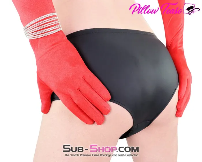 Anal 5723MSIS Sissy Boi Leather Look 4 Feminization Way Stretch Silicone Butt Plug Sexy Man Panties Moonwell