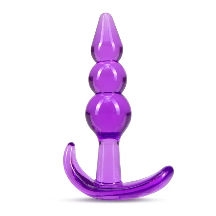 Anal Blush B Yours Triple Bead Anal Plug Purple