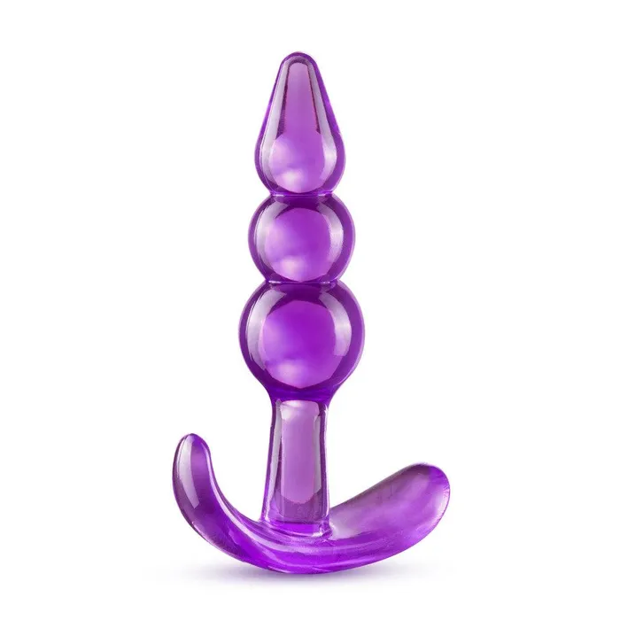 Anal Blush B Yours Triple Bead Anal Plug Purple