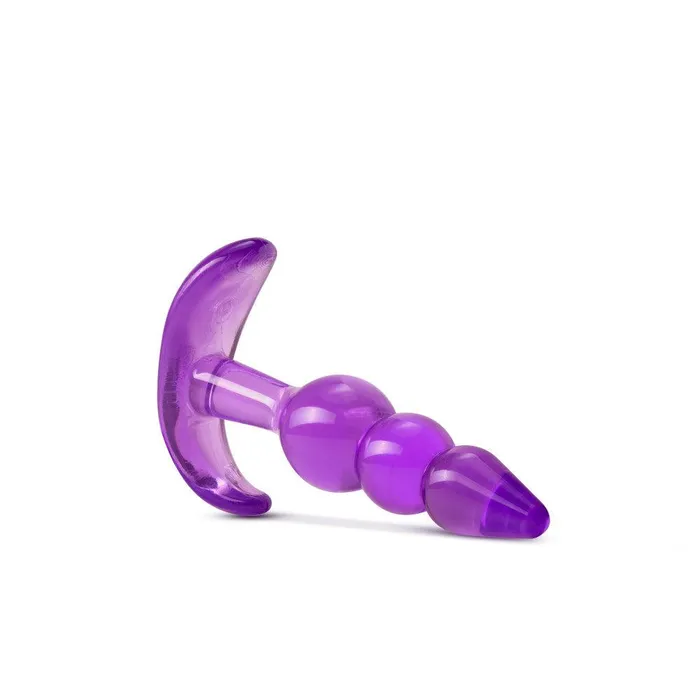 Anal Blush B Yours Triple Bead Anal Plug Purple