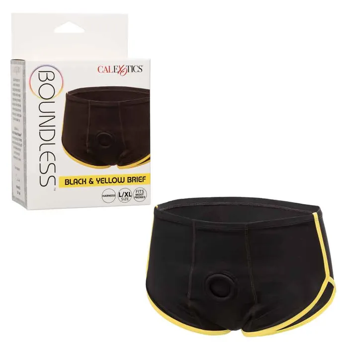 Anal CalExotics Boundless Black and Yellow Brief Largexlarge Blackyellow Anal CalExotics Boundless Black and Yellow Brief Largexlarge Blackyellow