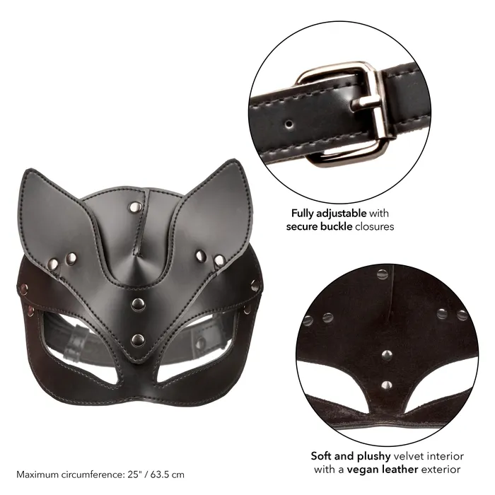 Anal CalExotics Euphoria Collection Cat Mask Black Anal CalExotics Euphoria Collection Cat Mask Black