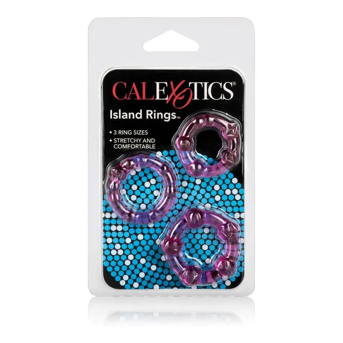 Anal Calexotics Three Size Beaded Pleasure Rings for Fun and Comfort