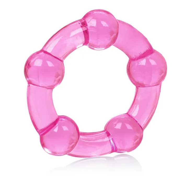 Anal Calexotics Three Size Beaded Pleasure Rings for Fun and Comfort