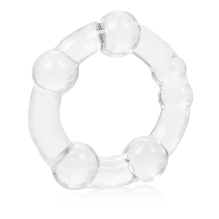Anal Calexotics Three Size Beaded Pleasure Rings for Fun and Comfort