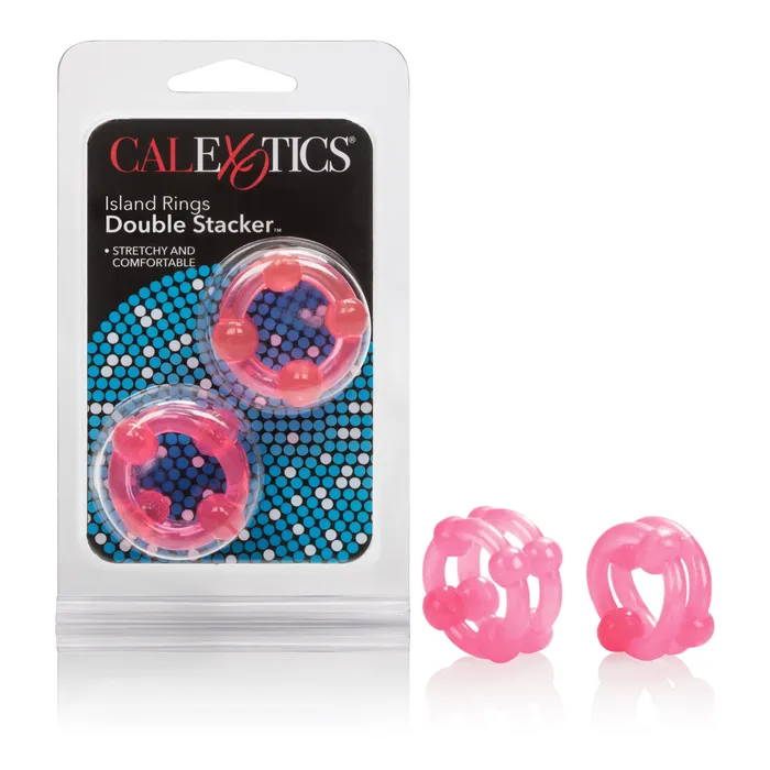 Anal Calexotics Three Size Beaded Pleasure Rings for Fun and Comfort