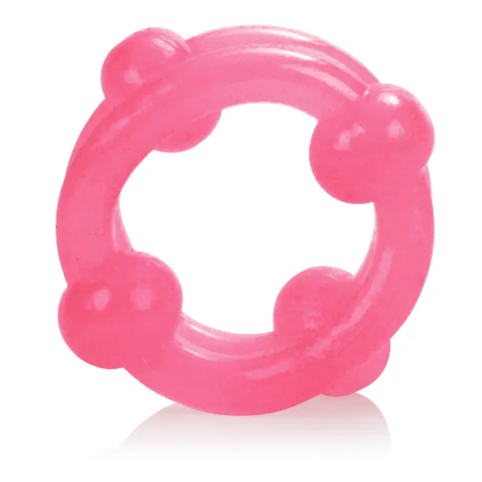 Anal Calexotics Three Size Beaded Pleasure Rings for Fun and Comfort