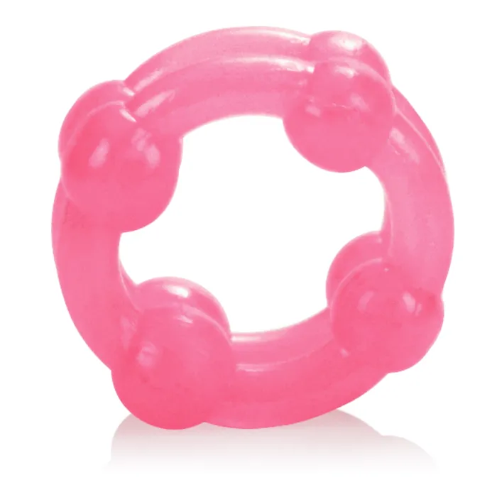 Anal Calexotics Three Size Beaded Pleasure Rings for Fun and Comfort