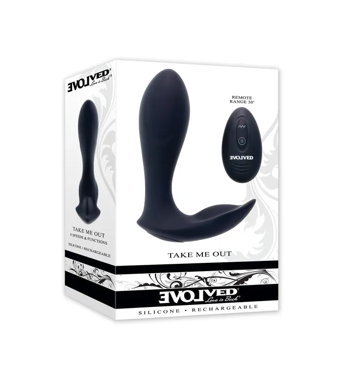 Anal Evolved Novelties Take Me Out Black Anal Evolved Novelties Take Me Out Black