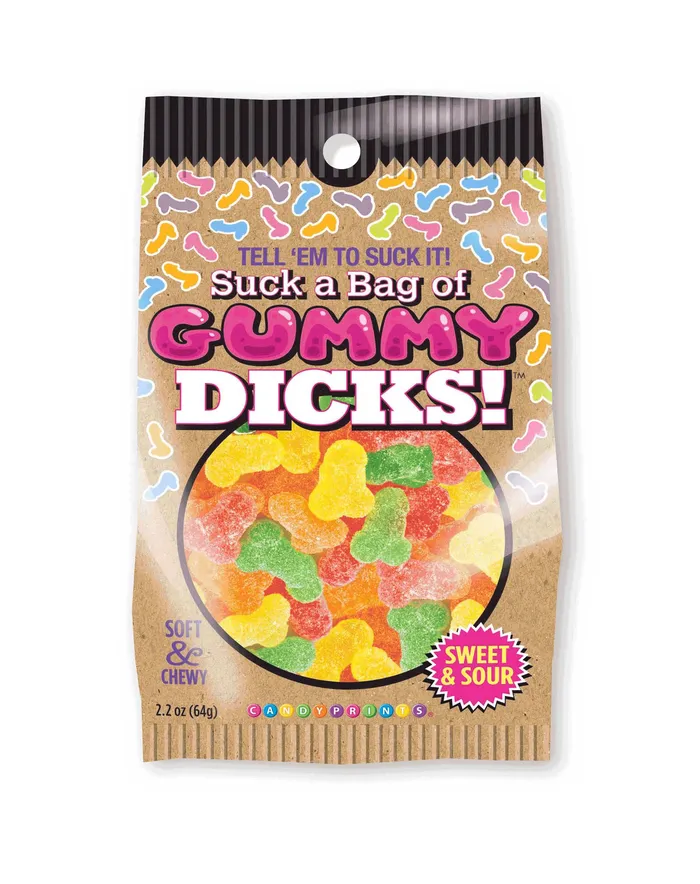 Anal Little Genie Suck a Bag of Gummy Dicks