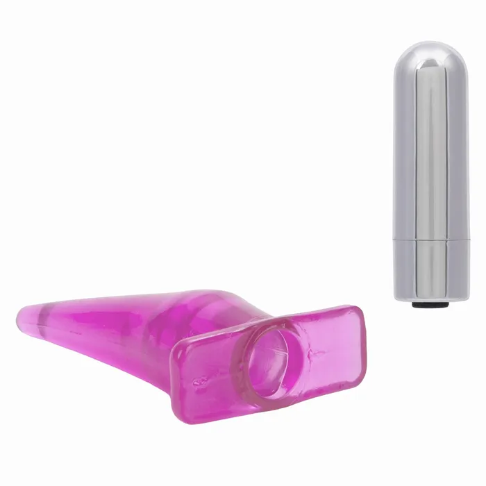Anal Mini Vibro Tease Slender Probe Pink CalExotics Anal Mini Vibro Tease Slender Probe Pink CalExotics