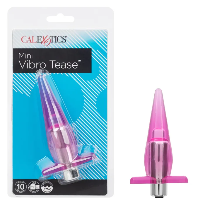 Anal Mini Vibro Tease Slender Probe Pink CalExotics Anal Mini Vibro Tease Slender Probe Pink CalExotics