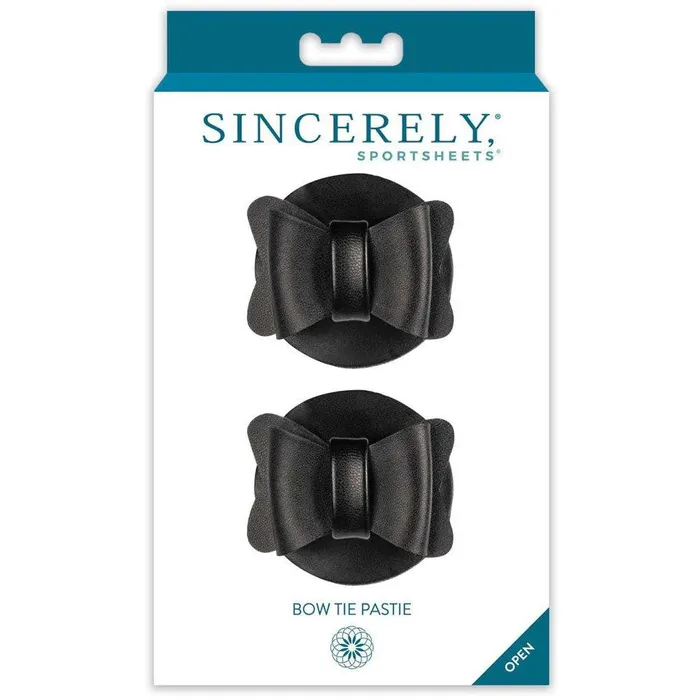 Anal Sale Specials Bow Tie Pastie Black