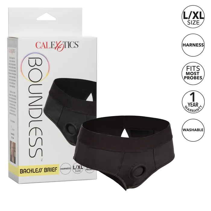 Boundless Backless Brief Lxl Black CalExotics Anal Boundless Backless Brief Lxl Black CalExotics Anal