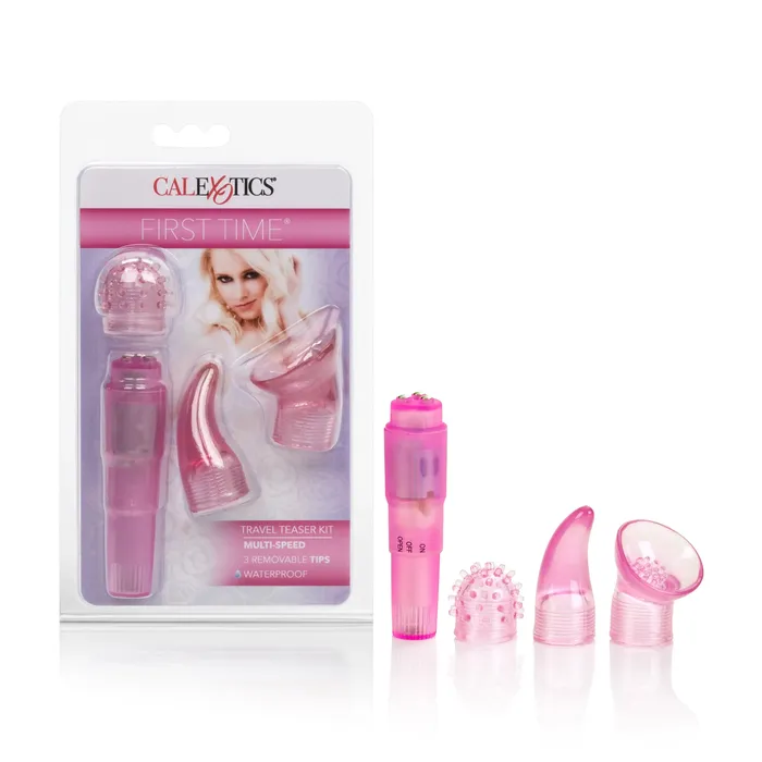 CalExotics Vibrators First Time Travel Teaser Kit Pink CalExotics Vibrators First Time Travel Teaser Kit Pink