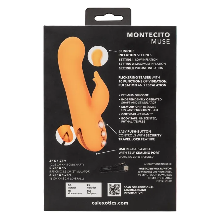 California Dreaming Montecito Muse Orange CalExotics Vibrators