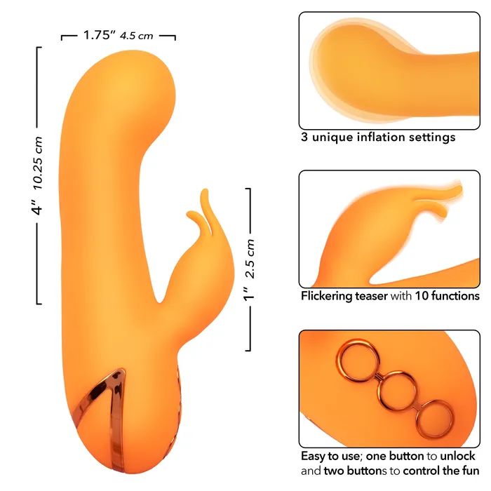 California Dreaming Montecito Muse Orange CalExotics Vibrators