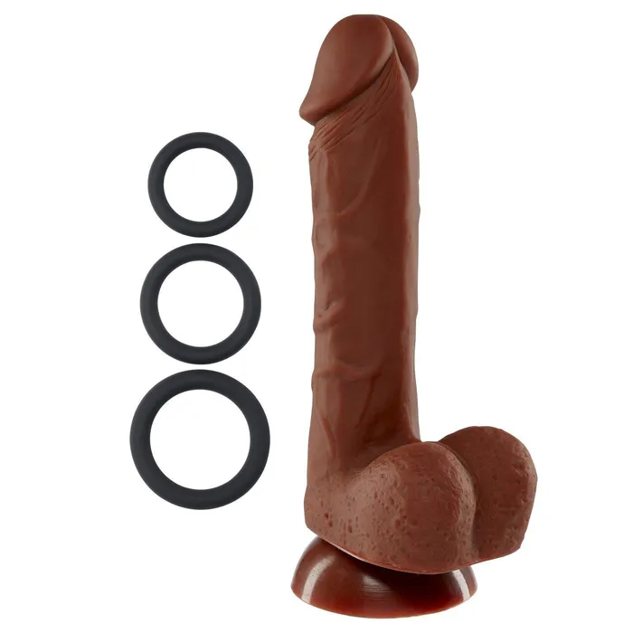 Cloud 9 Novelties Female Sex Toys 7 Silicone Pro Odorless Dong Brown