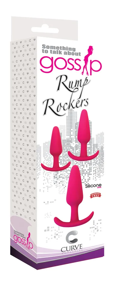 Curve Toys Anal Rump Rockers Set SilkySmooth Plugs for Fun and Adventure