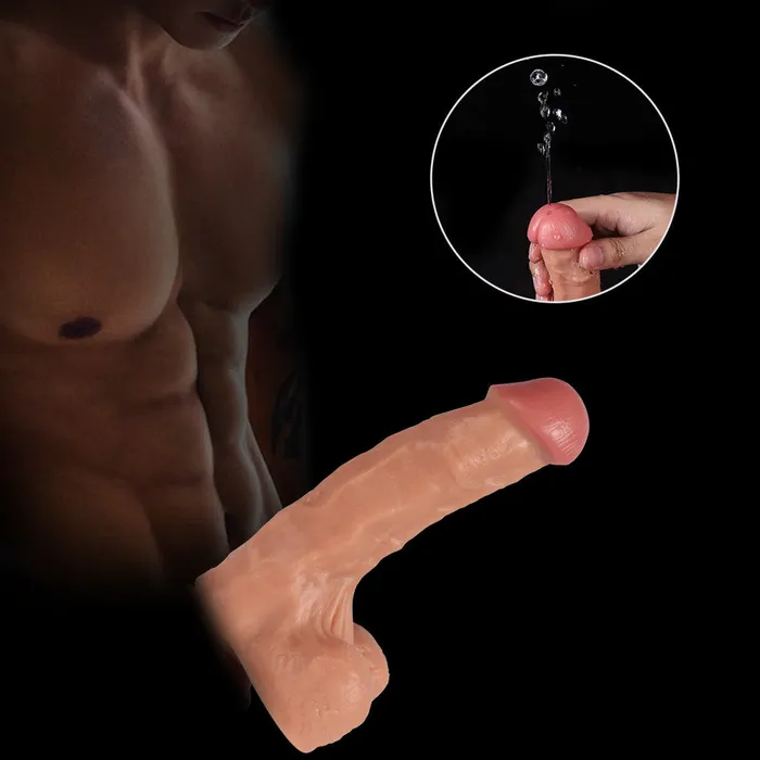 Dildos 7 Inch Squirting Suction Cup Dildo
