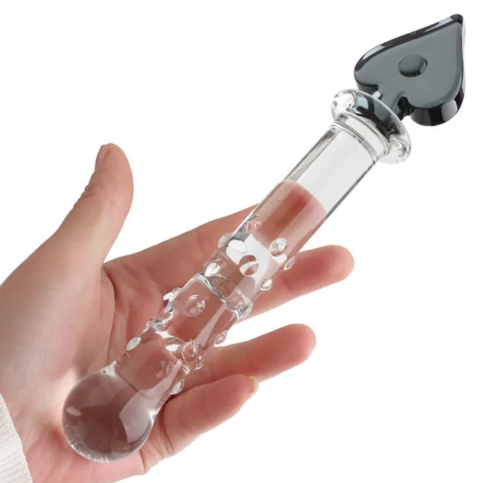  Dildos Poker Series Glass Anal Dildo